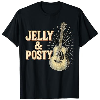 Jelly & Posty Gitarre Vintage Look T-Shirt