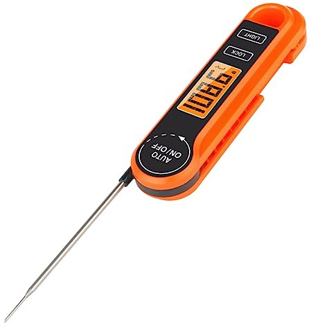 UTHCLO Termometro Barbecue con in Alimentare Lettura Rapida per Carne Pollame e per Cucina e Grigliate