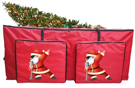 Tuxxjzm Weihnachtsbaum-Aufbewahrung, wasserdichte Organizer-Tasche mit 2 Vordertaschen – Urlaubsbedarf, Organizer-Tasche, für Kleiderschrank, Camping, Wäsche, Schlafsaal, Garage, Möbel, Wohnung