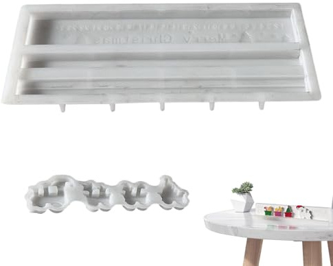 Stampo in silicone per conto alla rovescia di Natale, per bricolage, resina epossidica e calcestruzzo, per fai da te, ideale per progetti creativi a scuola, in studio, in klas