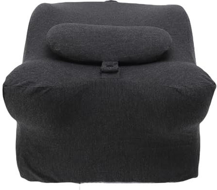 Mumusuki Cuscino Inclinato a Cuneo, Cuscino da Letto Ergonomico in Memory Foam per Supporto per la Schiena, Fodera Lavabile Rimovibile per Leggere e Dormire