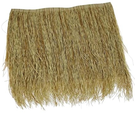mophrati Décorez Ces cabanes avec des Panneaux en chaume de Palmier et des Barres de roulement pour créer Une Ambiance Rustique idéale pour Les réceptions en Plein air. Le Toit et Les plinthes Gazon