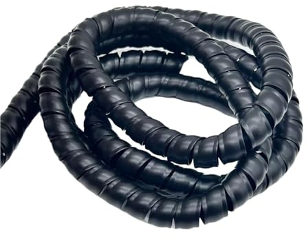 Thalawirefix 2 Meters Spiral Cable Organizer Sleeve Electric Wire Management Tube for Network Cables and Line Protection Anti-Clutter(ID 14mm)