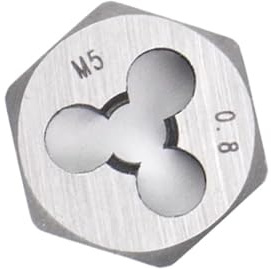Terraja de Rosca Métrica Tuerca de molde hexagonal métrica, M2-M13 de acero de aleación, molde de tuerca derecha(M12X1.25)