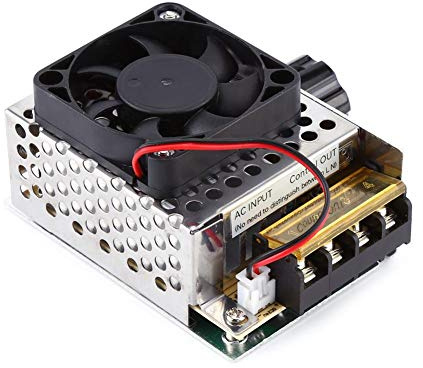 4000W SCR Regulador Eléctrico Regulador de Temperatura Controlador de Velocidad de Motor Junta de Módulo con Ventilador