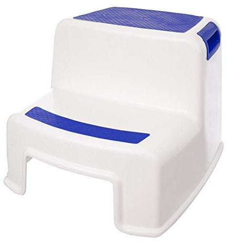ORION GROUP Tritthocker Zweistufiger | Trittschemel für Kinder | Trittstufe, Badhocker, Stufe