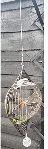 Stainless Steel Garden Wind Spinner - RAF Lancaster Bomber