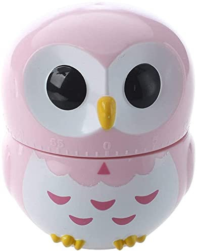 GIVBRO - Timer per uova a clessidra, 1-60 minuti, colore: Rosa