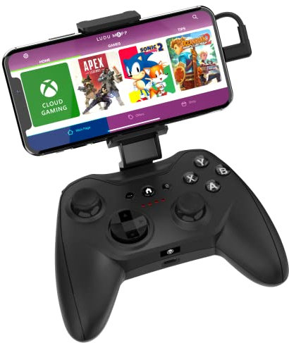 Rotor Riot Mfi Certified Gamepad Controller for iOS iPhone – Wired with Menu & Option Buttons, L3 + R3 Triggers, Improved Power Pass Through Charging, 8 Way D-Pad, ZeroG Mobile Device PWR+ Edition