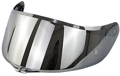 Aumotop Helmvisier Agv K5 K1 K3 SV Visier Helm Visier 26×13.5cm Farbbeschichtung Anti-UV-Fog-Scratch AGV Visier, Einfach zu Abnehmbar Installieren, Flexibel Nach Oben und Unten zu Klappen