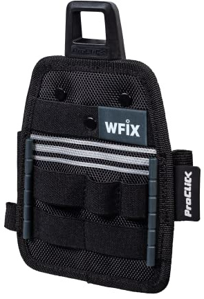 Wfix ProClick Tool Board S6 - Werkzeuggürtel-Halter 22 x 16 x 4 cm - kleine Werkzeugkarte für flexiblen und kraftsparenden Transport von Werkzeugen am Gürtel | von BS Systems