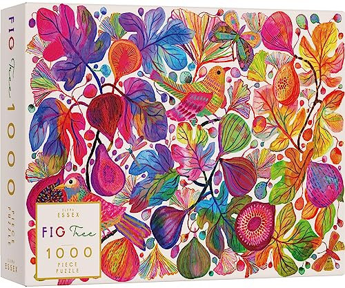 Elena Essex 1000 piece jigsaw puzzles for adults - Fig Tree/puzzle/jigsaw puzzles for adults 1000 / colourful floral bird puzzle/size 68x49cm