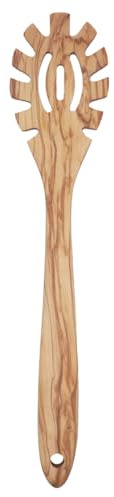 Grande cuillère à pâtes en bois d'Olivier