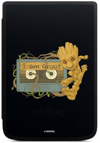 DeinDesign Coque pour liseuse Compatible avec Vivlio Touch HD Plus Etui pour liseuse Protection pour liseuse Groot Les Gardiens de la Galaxie Marvel