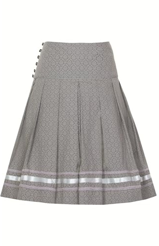 MarJo Damen Trachtenrock Fiona grau 46
