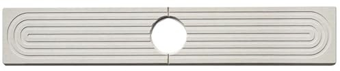 Wedhapy Plateau d'évier en Pierre de diatomite 23,6x3,9 Pouces Mat de Robinet de Cuisine Absorbant Rapide