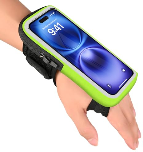 Sportarmband Handy 2 IN 1 Unterarm und Arm Handytasche Joggen, Schweißfest