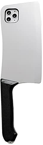 Yesunktt Coque en silicone en forme de couteau de chef amusant pour iPhone 16 Pro Max - Nouveauté hilarante - Résistante aux chocs - Jolie coque de téléphone originale - Gadget de cuisine (haute