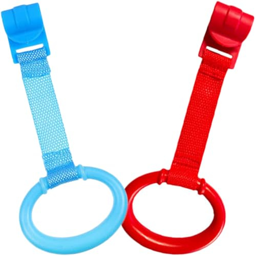 Toyvian 2stücke Farbige Kabelbinder Für Babybett Aufstehringe Für Kleinkinder Hand-zugringe Zum Lernen Babybett-zubehör Sicher Und Langlebig Leicht Zu Transportieren