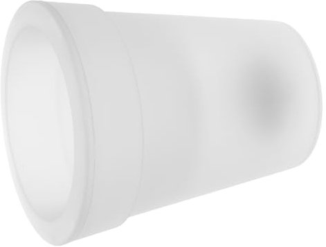 BESPORTBLE Lámpara Solar para Macetas Led Exterior Resistente Al Agua, Maceta Creativa Blanca para Jardín Luz Cálida, Decoración Solar para Terrazas y Patios