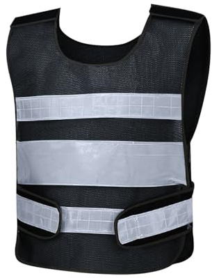 Gilet Alta Visibilità Da Uomo Donna Vendita, Giubbotti di Sicurezza Antiforatura Giacca da Lavoro Riflettente ad alta Visibilità Manageriale Gilet Brace Security, Automobilisti, Conducenti, Lavoratori