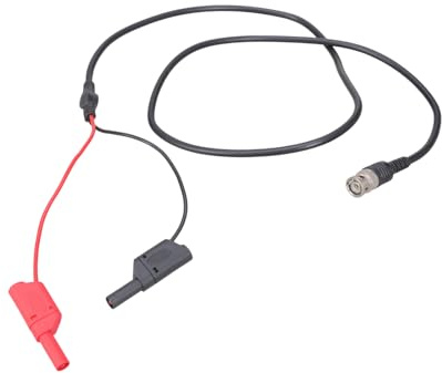 Oscilloscope Test Leads Cable with Double Stackable 4MM Banana Plugs Male Connector for Lab Equipment Testing 120CM Test Leads for Oscilloscope