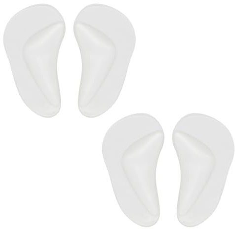 WUSJCOF 2 Paia Solette in Gel per Arco Plantare Supporto Ortopedico in Silicone per Fascite Plantare Cuscinetti per Scarpe con Tacco Alto