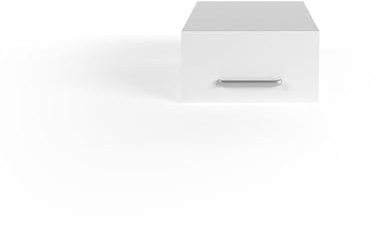 Wasophoogte® Armoire de Rangement - Meuble Haut pour Armoire de Rangement - Module I - 700(P)*450(L)*240(H) mm - Blanc - Design élégant, Gain de Place et Ergonomique – Facile à Installer