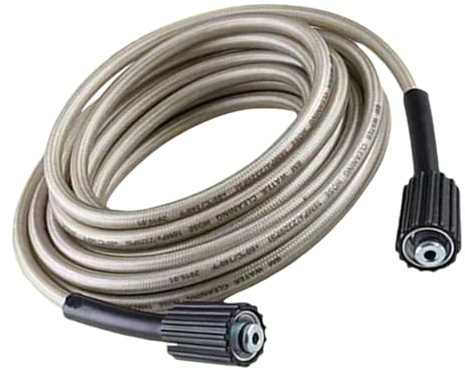 2000PSI Accessori per idropulitrice ad alta pressione Tubo flessibile in nylon da 7,6 m Raccordi a scollegamento rapido 1/4 di pollice Tubo di prolunga per idropulitrice ad alta pressione con doppia