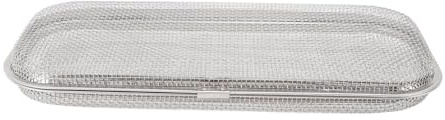 Cesta for lavavajillas, limpieza profunda, soporte for cubiertos, escurridor de malla, multifuncional, rectangular for objetos pequeños(S)