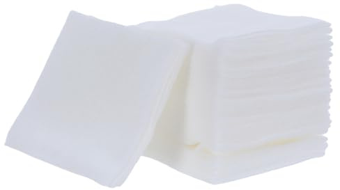 COLLBATH 240 Stück Weiche Abschminktücher aus Vliesstoff für Gesichtsreinigung und Make Up Entfernung Quadratisch Duale Reinigung für Reisen