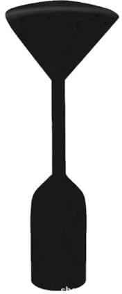 UTTASU Housse de protection imperméable et résistante pour chauffage de terrasse avec fermeture éclair et sac de rangement – UV et