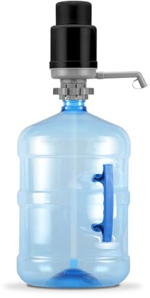 Brio Universal Water Bottle Pump | Manual Water Pump 1-5 Gallon Water Jug Dispenser for Camping Picnics and More! | 48mm & 55mm - (Multiple Color Options)
