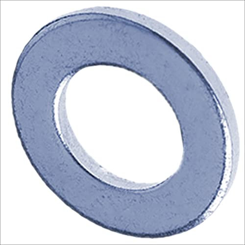 Qualitäts Unterlegscheiben | M3 bis M24 | Stahl verzinkt Edelstahl A2 V2A DIN 125 U-Scheibe | Wunschgröße + Stückzahl einfach auswählen >>> Unterlegscheibe M22 Stahl (verzinkt) 5 Stück DIN 125