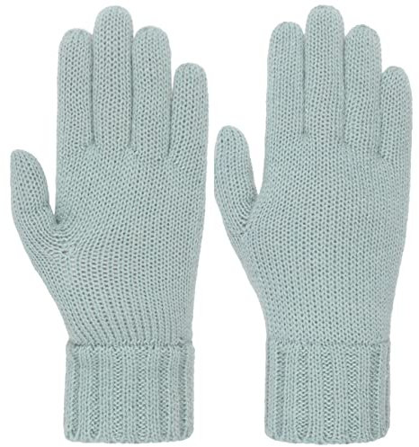 Seeberger Liva Feinstrick Fingerhandschuhe Strickhandschuhe Damenhandschuhe Damen - Winter Herbst-Winter - One Size mint