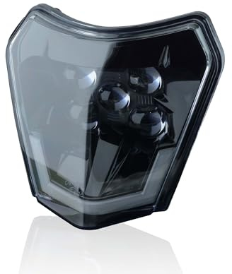 LOTFI Faro LED de cristal for motocicleta, compatible con KTM EXC SX SXFXC XCF XCW XCFW 2020 2021 2022 Enduro MX (Size : 6X LED)