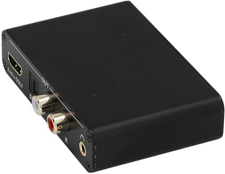 Convertitore Audio EARC, Uscita Audio HD 5.1 e 7.1, daa, Fibra Ottica, Uscita Cuffie da 3, 5 Mm, Compatibile con TV ARC
