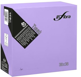 CELTEX-INFIBRA- Tovagliolo 2 veli- formato 38x38-36 confezioni da 40 pezzi- colore lilla