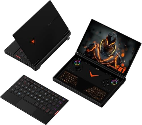 ONE XPLAYER G1 Mini PC 8.8 Inches Touchscreen Laptop Portable Handheld Game Console Win 11 Home AMD Ryzen AI 9 HX 370 32G RAM/2TB SSD Black