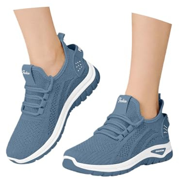 Lggwunsi Scarpe Ortopediche Donna - Estivi Comodi Ventilato Leggeri Scarpe Donna Morbida con Cuscinetto d'Aria Antiscivolo Mesh Sneakers Running Classic Leggeri Sneaker per Palestra