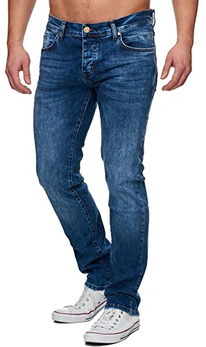 Tazzio Herr denim stretchjeans slim fit 16531, blå, 31W x 34L