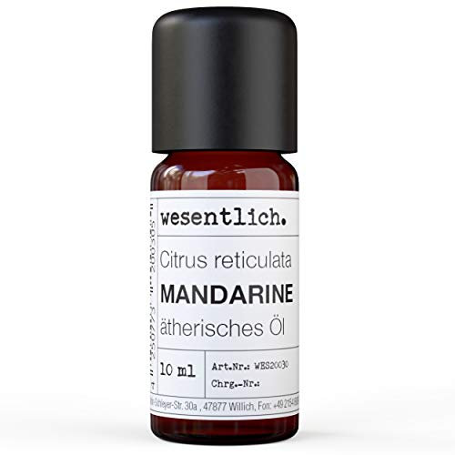 Mandarinenöl - reines ätherisches Öl von wesentlich. - 100% naturrein aus der Glasflasche (10ml)