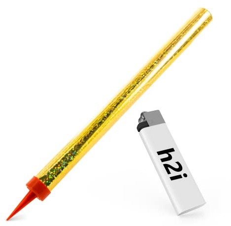360 pezzi 90 sec. H2i XS, stelle di ghiaccio, fontana di ghiaccio, candela spray per fidanzamento, matrimonio, compleanno, festa, decorazione di torta bottiglia + il accendino h2i - gatto F1