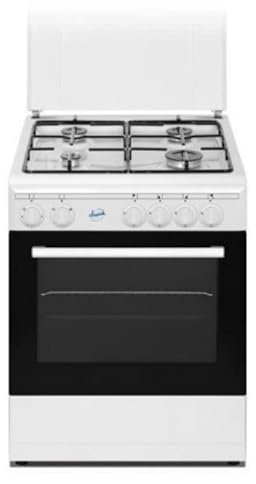 Ducati Cucina A Gas 60x60cm Forno Elettrico 4 Fuochi Bianco SD664WE