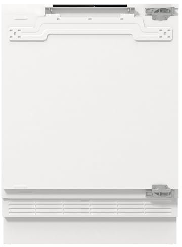 Gorenje RIU609EA1 Einbau-Tischkühlschrank/88er Nische/Festtürscharnier/EEK E/138 Liter/SuperCool/Digitale Temperaturanzeige/LED Beleuchtung/Türanschlag wechselbar/HxBxT: 81,8x59,5x54,5cm/Weiß