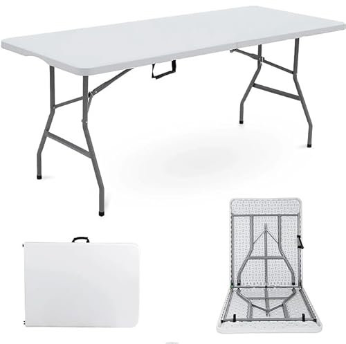 ACCURATE Heavy Duty Folding Table, Premium Quality Camping Table for Outdoor & Indoor Use for BBQ| Picnic| Garden| Office Party| Camping Activity