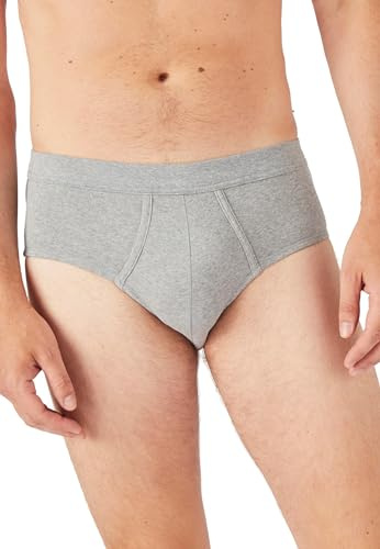Damart Lot de 3 Slips Ouverts Homme Gris (110-117) XXL