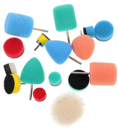 ibasenice 80stücke Teiliges Auto Polierpad Wiederverwendbare Schwämme Für Effektives Polieren Und Wachsen Von Autolack Professionelles Poliersystem Für Pneumatische Und Elektrische