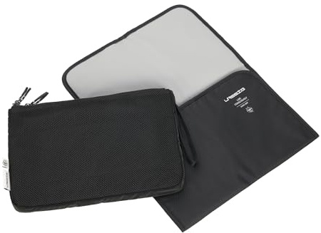 LÄSSIG Baby Windeltasche mit Wickelunterlage für unterwegs/Casual Changing Organizer black