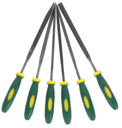Hemobllo 6stücke Teiliges Stahlfeilen-set Für Holz Und Steinbearbeitung Ergonomischer -griff Langlebige Hochgehärtete Materialien Vielseitig Einsetzbar Für Präzises Schleifen Und